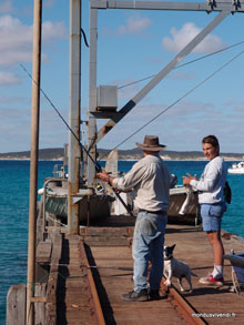 pêche sur la jetée - Australie